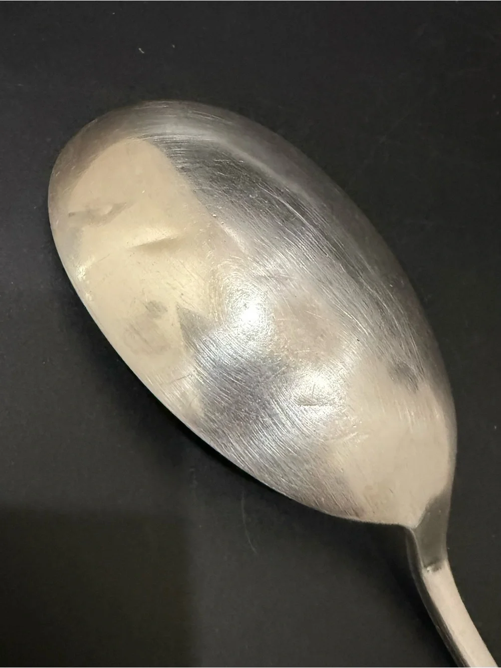 Vintage American Coin Silver Farrington & Hunnewell F&H Pure Coin Serving Spoon